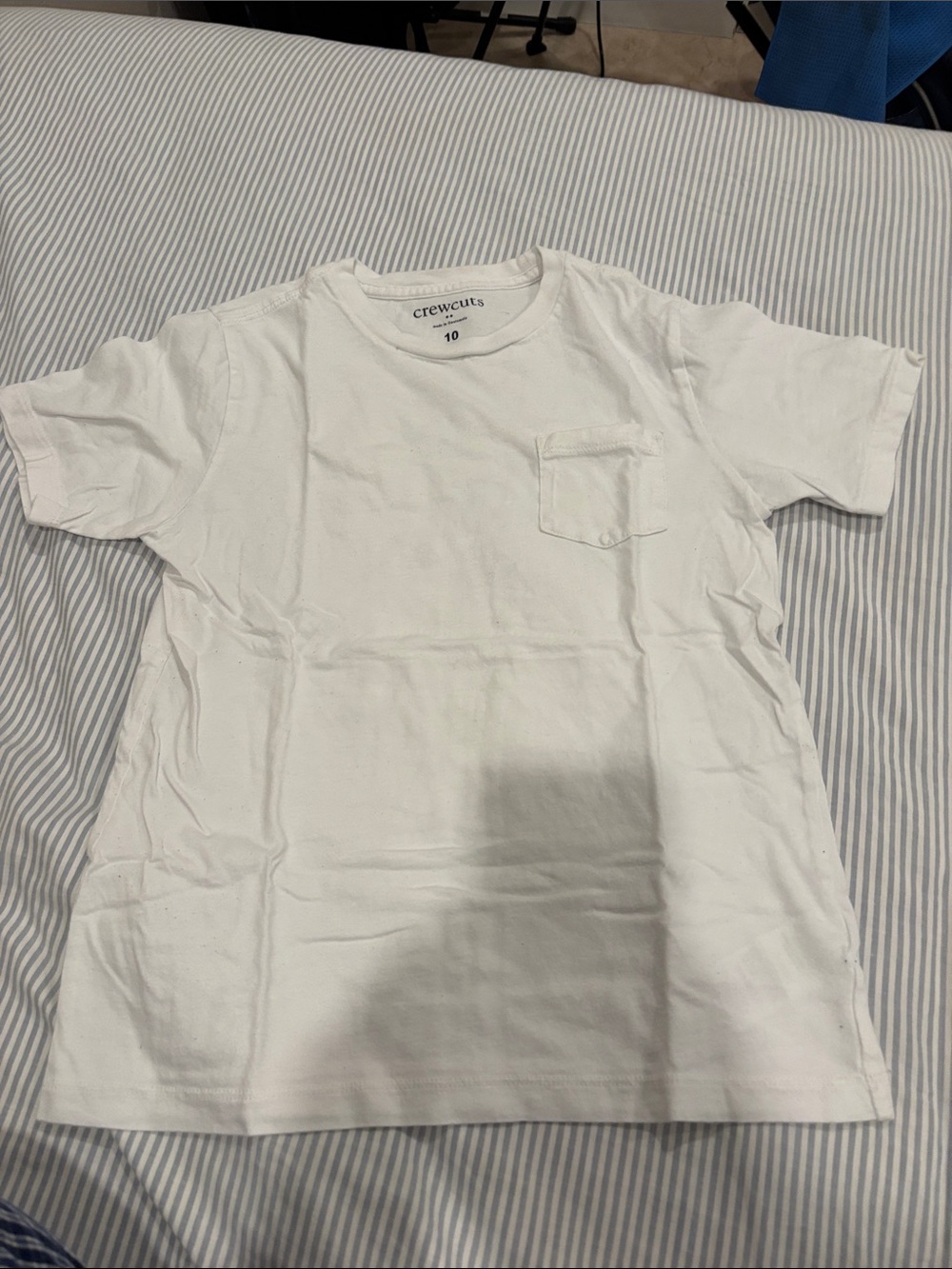 Crewcuts White Short Sleeve Pocket Tee - Boys
